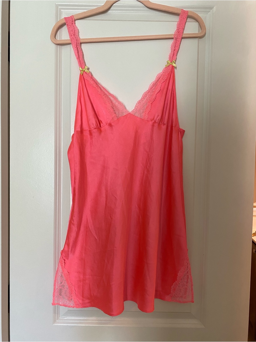 Victoria's Secret Coral Pink Slip Dress